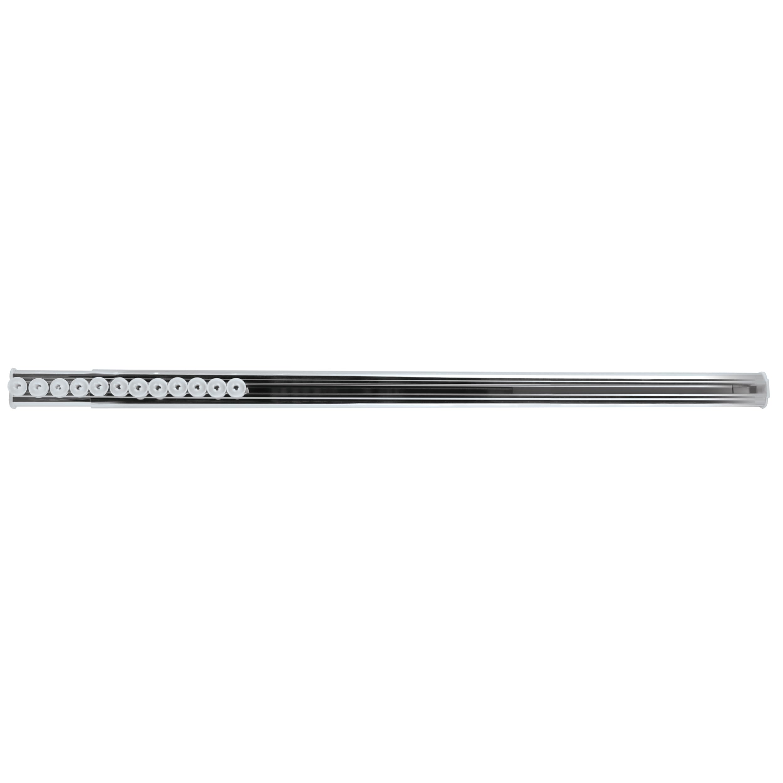 Spirella Barre Tringle pour Rideau de Douche ou Baignoire Extensible sans perçage en Alu Surprise 75-125cm Finition Brillante