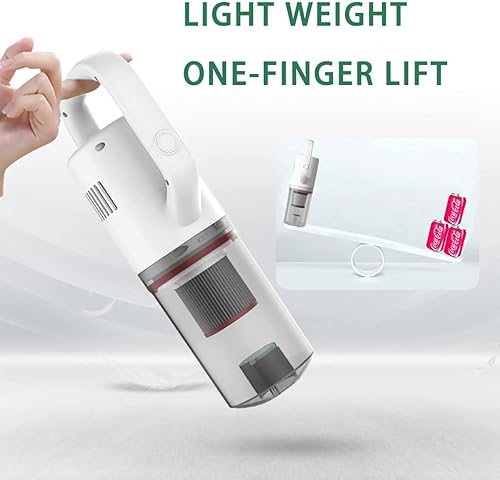 Miniatura 3 de Aspiradora de palo, aspiradora de mano con cable, mini escoba eléctrica para pelo de mascotas, suelos de madera dura, limpieza de alfombras (cable