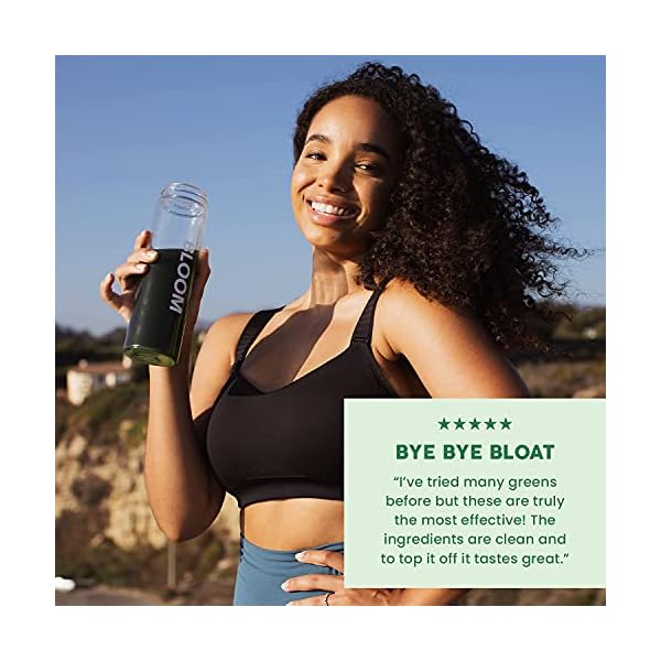 Bloom Nutrition Super Greens Powder Smoothie & Juice Mix - Probiotics for Digestive Health & Bloating Relief for Women, Digestive Enzymes with Superfoods Spirulina & Chlorella for Gut Health (Berry)