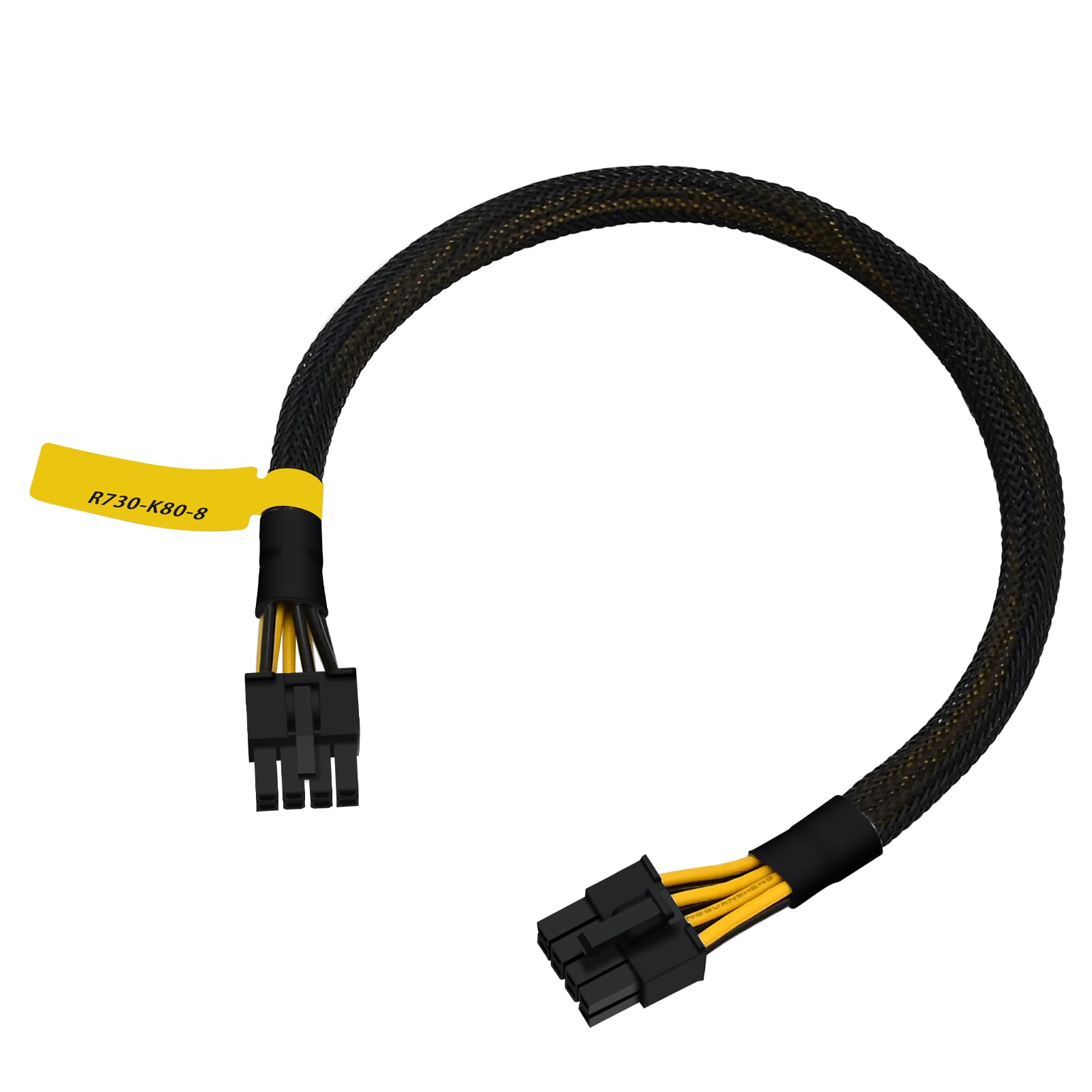 GPU Power Cable for Dell PowerEdge R720 720XD R730, 15.35-inch, Powering NVIDIA Tesla K80/M40/M60/P40/P100/170hx cmp Graphics Cards, 8 Pin Male to 8 Pin Male PCIe, Black, Sealed Anti-static Bag