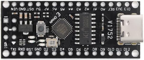 Na V3 ATmega168P Microcontroller Board USB C Development Module Compatible for Arduino