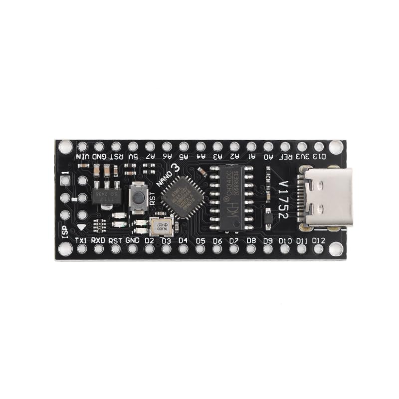 Na V3 ATmega168P Carte microcontrôleur USB C Module de développement compatible avec Arduino