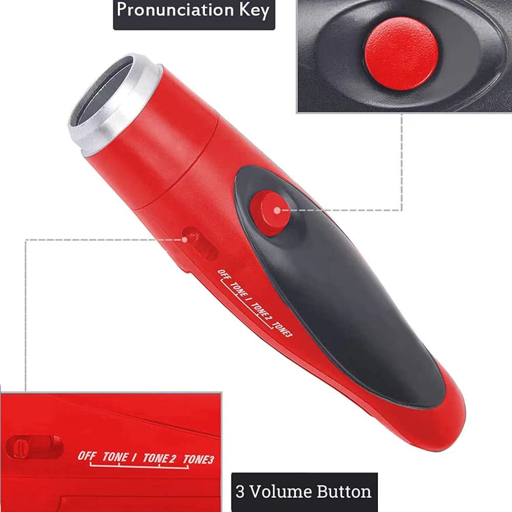 Fischietto elettronico per Allenatori, Fischietto elettronico Portatile ad Alto Volume con Cordino e Tre Toni per pallavolo, Arbitro di Calcio, P.E.
