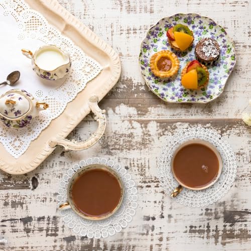 Pretwad PRED-240103P8 US Lace Doilies, 6 Inch Retro Lace Placemats thumb #6