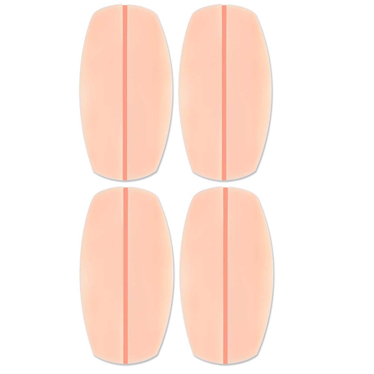 Silicone Bra Strap Cushions Holder Soft Slipping Silicone Bra Cushions Pads Non-Slip Shoulder Pads Protectors for Women Girls ((2 PAIR), SKIN)