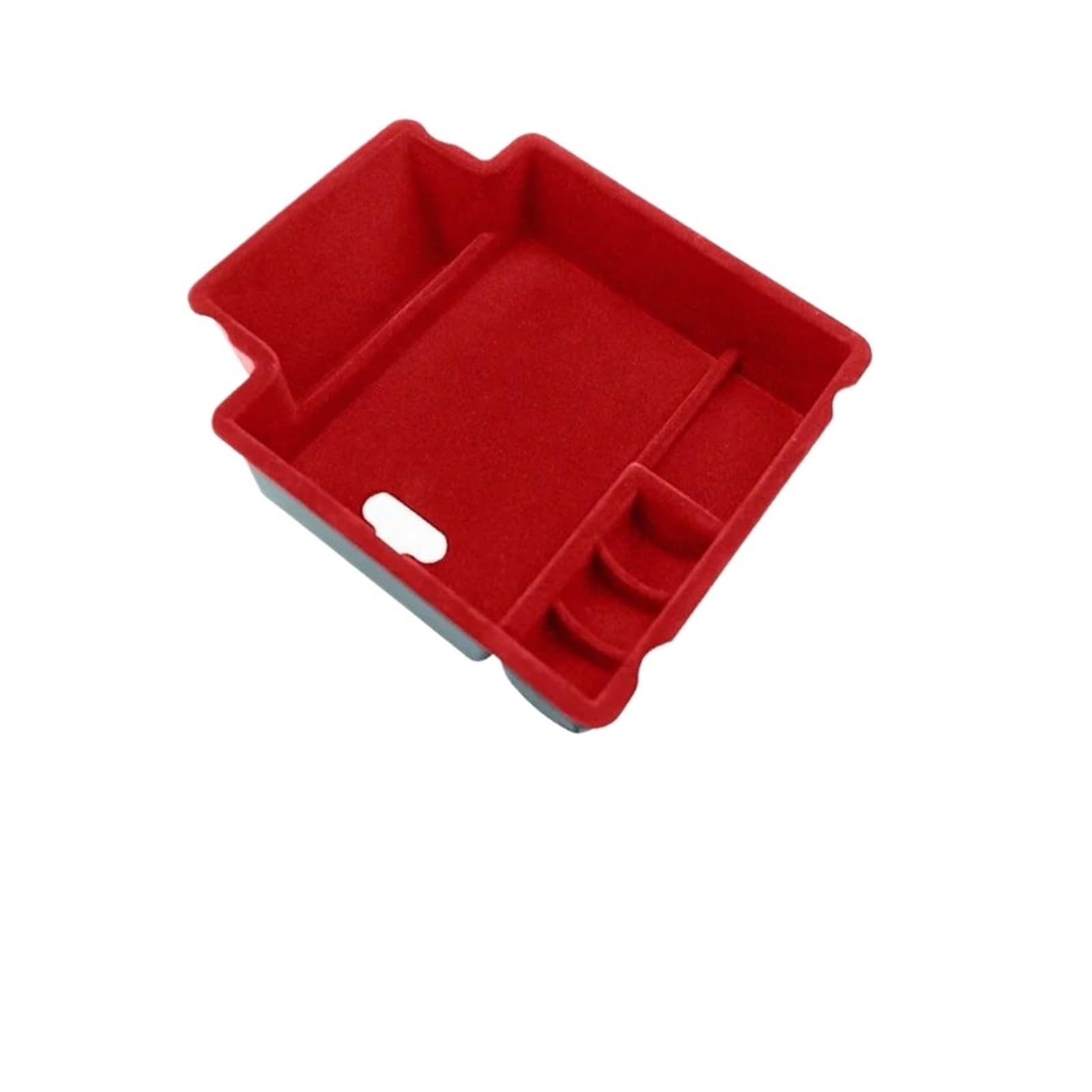Console Storage Box Tray For Porsche For Cayenne For Macan Central Armrest Organizer Case Door Storage Interior Accessories(Flocking R)