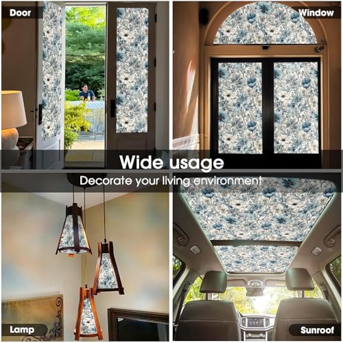 Vinilo Decorativo para Ventana 15.7x118 pulgadas REDAMANCY miniatura 5