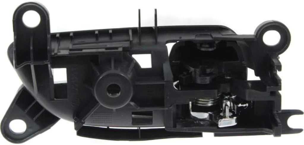 KarParts360 for Lexus GS350 2007 08 09 10 2011 Interior Door Handle Front, Driver Side Black Bezel with Chrome Lever | with Door Lock Button| Trim: Base
