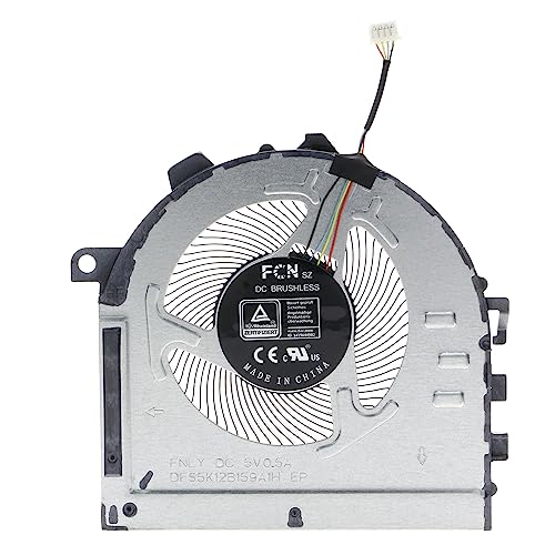 Image of CPU&GPU Cooling Fan for Lenovo Ideapad Gaming 3-15ACH6, 3-15IHU6 (5h40s20422 DFS5M325063B1H DFS5K12B159A1H) - 2.5W, 5V, 4000RPM, 4-Pin, 7 Micrometer, 41dB, Laptop Replacement Part