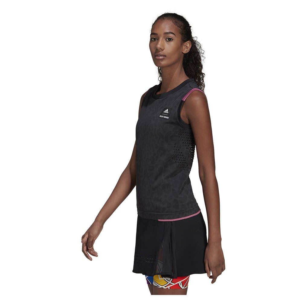 adidas Rich Mnisi Tennis Primeknit Canotta da donna, colore nero