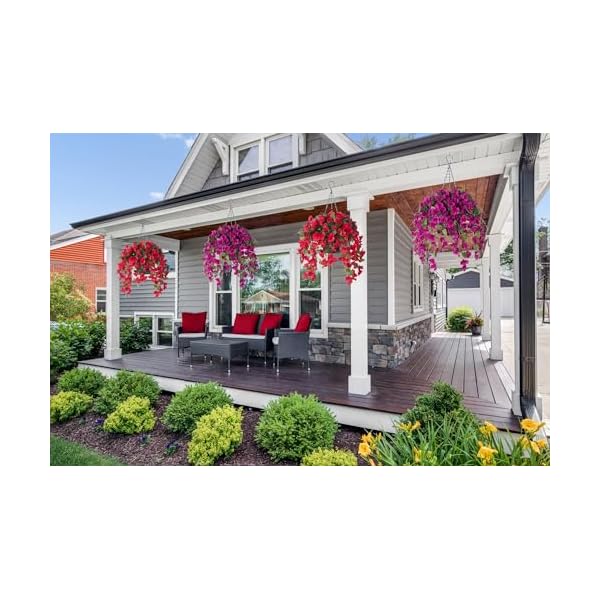   Artificial-Fake-Hanging-Hibiscus-Flowers-Plants-Baskets-for-Outdoor-Spring-Summer-Decoration-Faux-Silk-Hibiscus-Long-Vines-in-Planter-UV-Resistant-Realistic-for-Home-Porch-Balcony-Patio-Yard-Pink