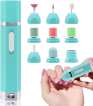 Amazon Co Jp 9 In 1電動ネイルマシンキットネイルバッファーとポリッシャー 携帯用電動ネイルドリルと ネイルケアセット ットは 指 つま先 爪のプロのケアと美しさに適しています ビューティー Amazon Co Jp 9 In 1電動ネイルマシンキットネイルバッファーとポリッシャー 携帯用電動ネイルドリルと ネイルケアセット ットは 指 つま先 爪のプロのケアと美しさに適しています ビューティー