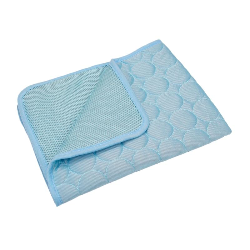 Neksong Helpforpaws – THE COOLING PET MAT - Summer Cooling Blanket for Dogs Cats (XXL-145X100cm,Light blue)