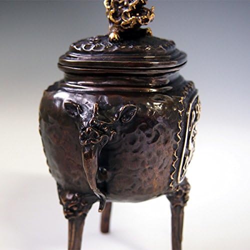 中国 銅製香炉 宣字銘 海】中国 銅製香炉 宣字銘