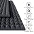 KTOESHEO 2 Pack Pyramid Sound Proof Foam,48x24x2 Inch High Density Soundproof Acoustic Panel for Wall,Fireproof Studio Foam Reducing Noise & Echo (Black)