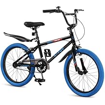 20 Inch Kids Bike BMX Style Bike, Girls Boys Bikes Ages 8-12, Single Speed Kids Bicycle for Boys Girls, Lightweight Boys Bike with Adjustable Seat, Multiple Colors