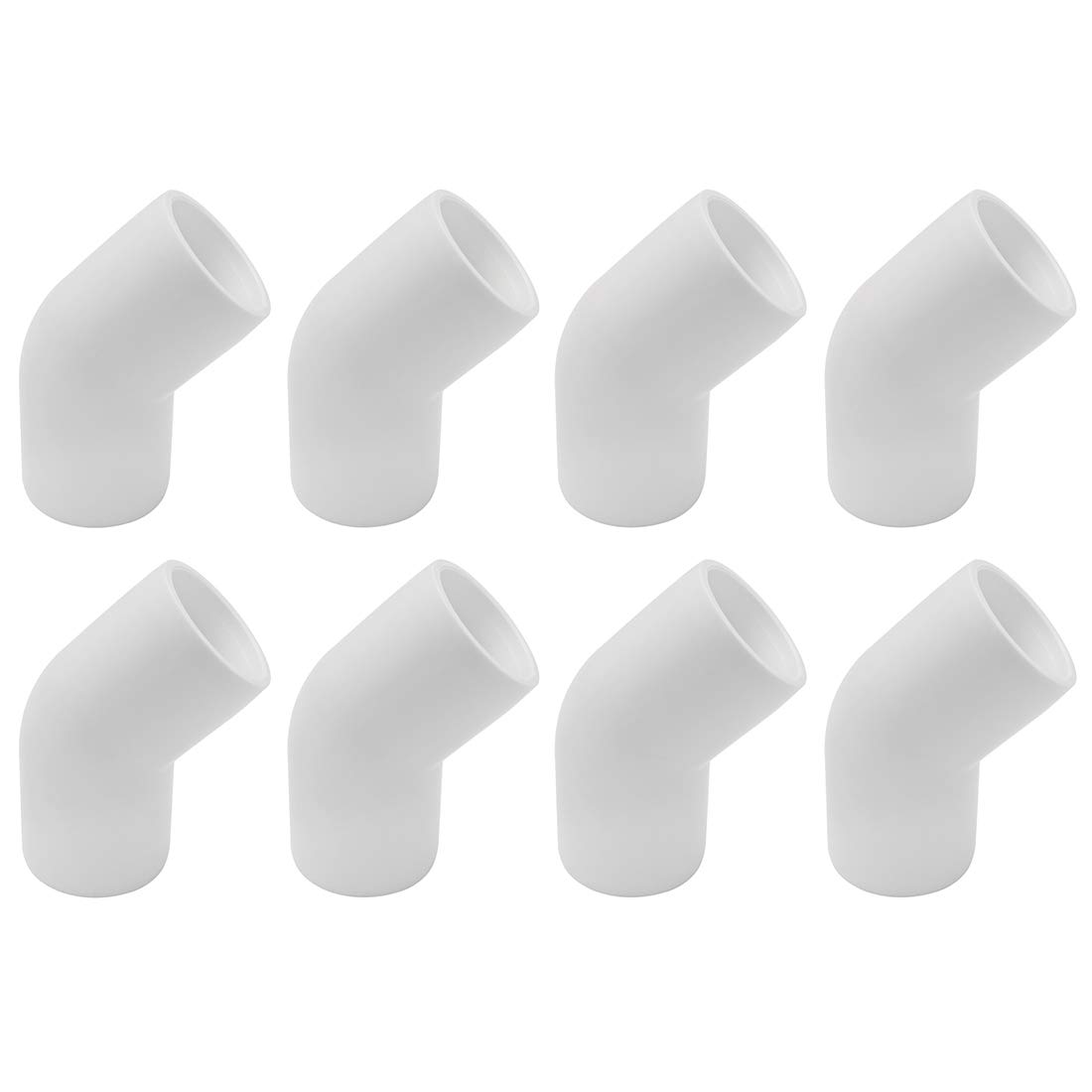 Buy SDTC Tech 8Pack 1" 45 Degree Elbow PVC Fitting Furniture Grade
