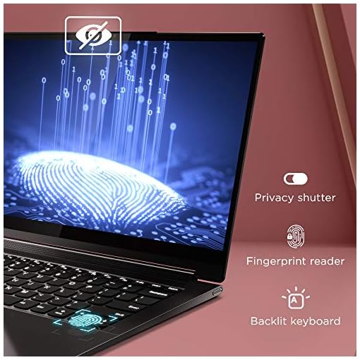 Lenovo Yoga 9 Intel Evo Core i7 11th Gen 14" (35.56cm) 4K 2-in-1 Convertible Touchscreen Laptop (16GB/1TB SSD/Win11/Office/Integrated Pen/3Yr Warranty/Shadow Black/Leather Surface/1.44Kg), 82BG00BSIN - Image 6