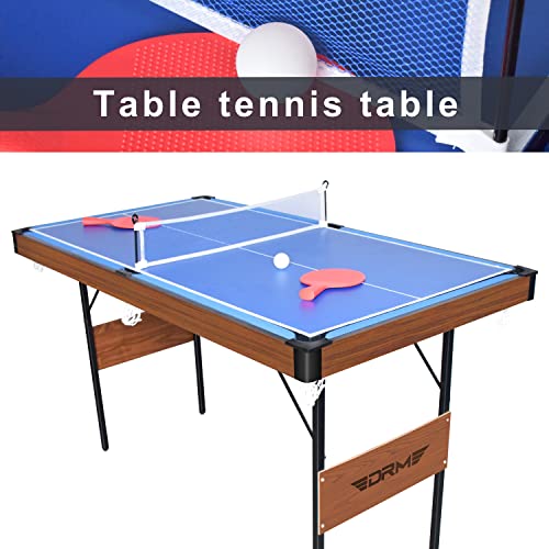 OYE 55Inch 3 in 1 Combo Spieltisch, Faltbarer Billardtisch/Billardtisch, Hockeytisch, Tischtennistisch mit allem Zubehör – Bild 4