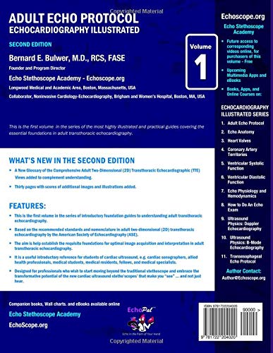Adult Echo Protocol - Second Edition: Volume 1 (Echocardiography Illustrated)