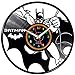 EVEVO Batman Orologio da parete dischi in vinile Piastra Retro Orologio da parete orologio grande orologi Style spazio Home Decorazioni bel regalo Batman