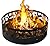 Fire Pit Ring for Outdoor Wood Burning 36x12 Inch Fire Ring of Outside
