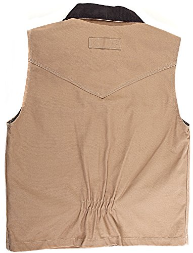Image of WYOMING TRADERS Men's Cody Concealed Carry Regular Tan Vest (CCT)