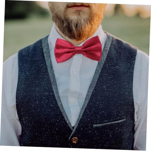 Set elegante de moño para hombre con porte de pañuelo miniatura 6