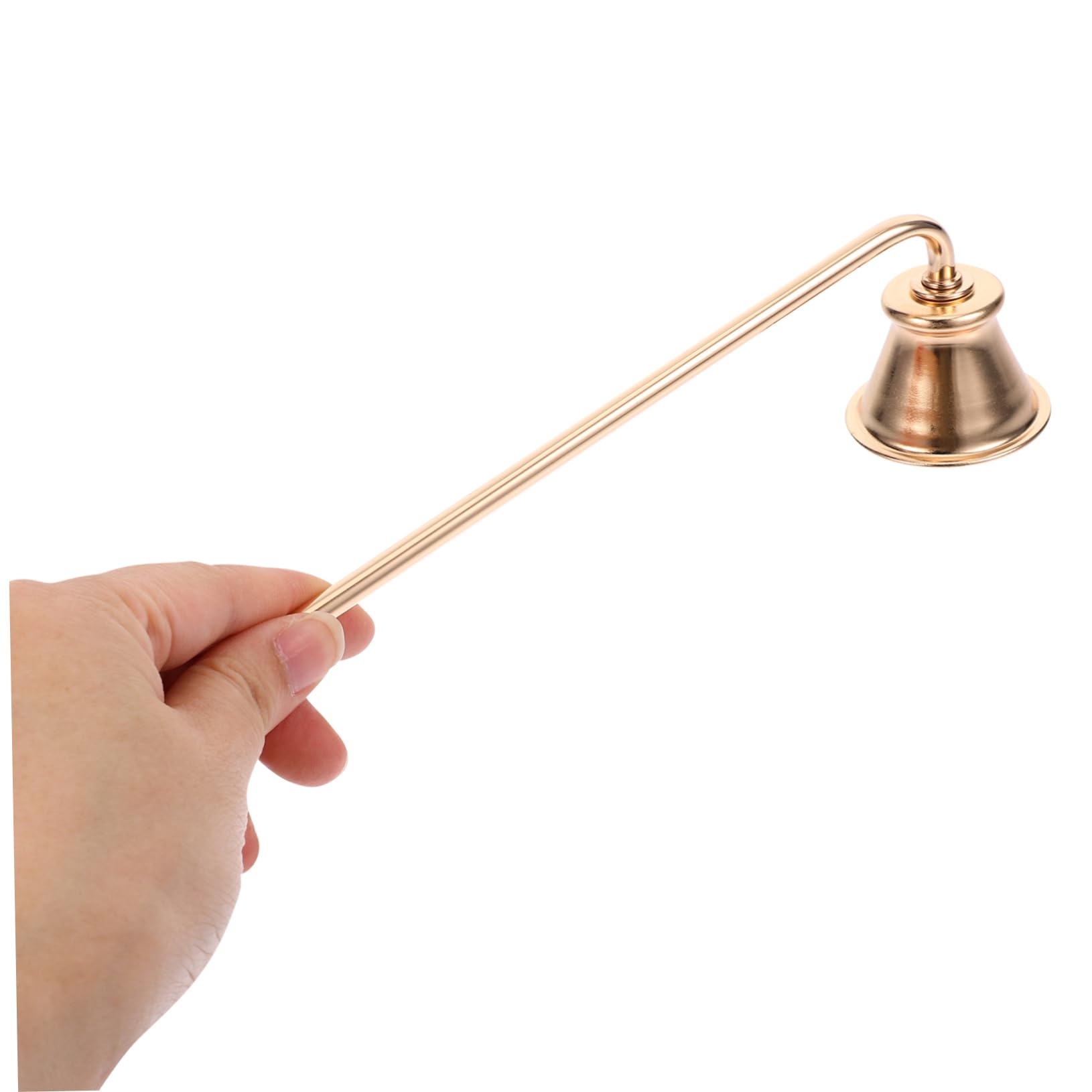 GRIRIW Candle Extinguisher with Long Handle Wick Snuffer for Elegant Home Candle Accessory Easy to Use for Decorative Candles