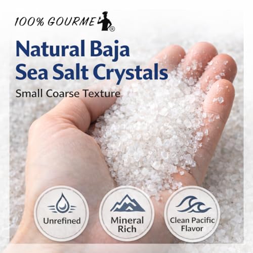 100 Gourmet Sal Marina Gruesa Baja California 12.17 oz miniatura 2