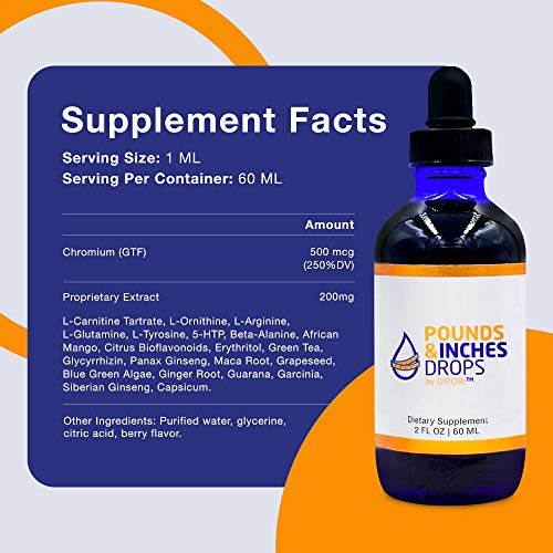 Pounds And Inches Drops For Weight Loss, 2 Oz. Bottle #TOP3