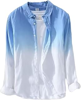 قميص كاجوال اسباني بتصميم حديث ملون للرجال