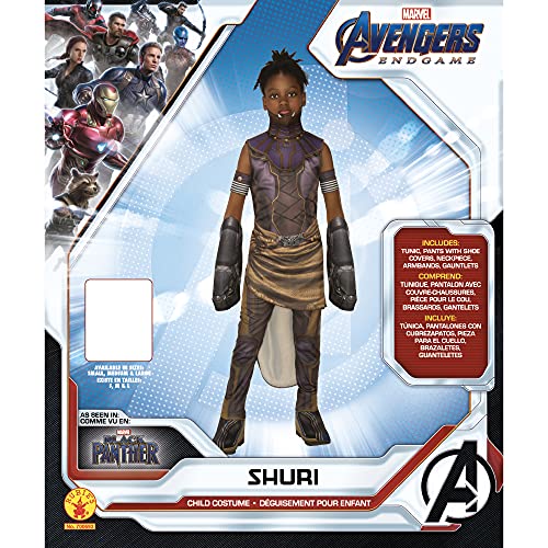 Disfraz infantil deluxe Shuri de Avengers Marvel, talla S miniatura 3