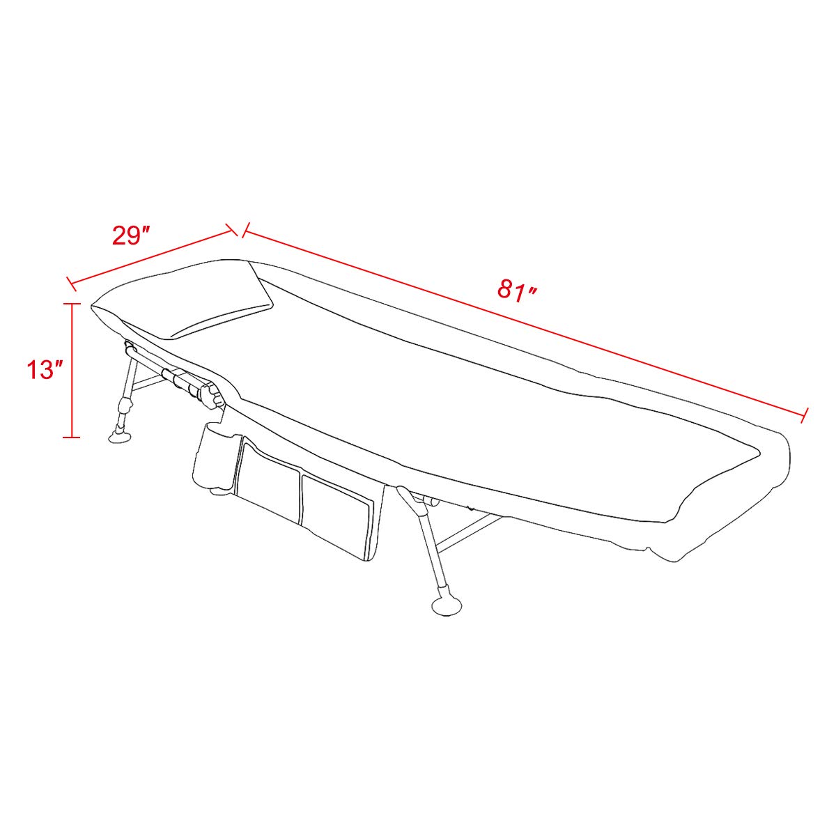 timber ridge camping cot