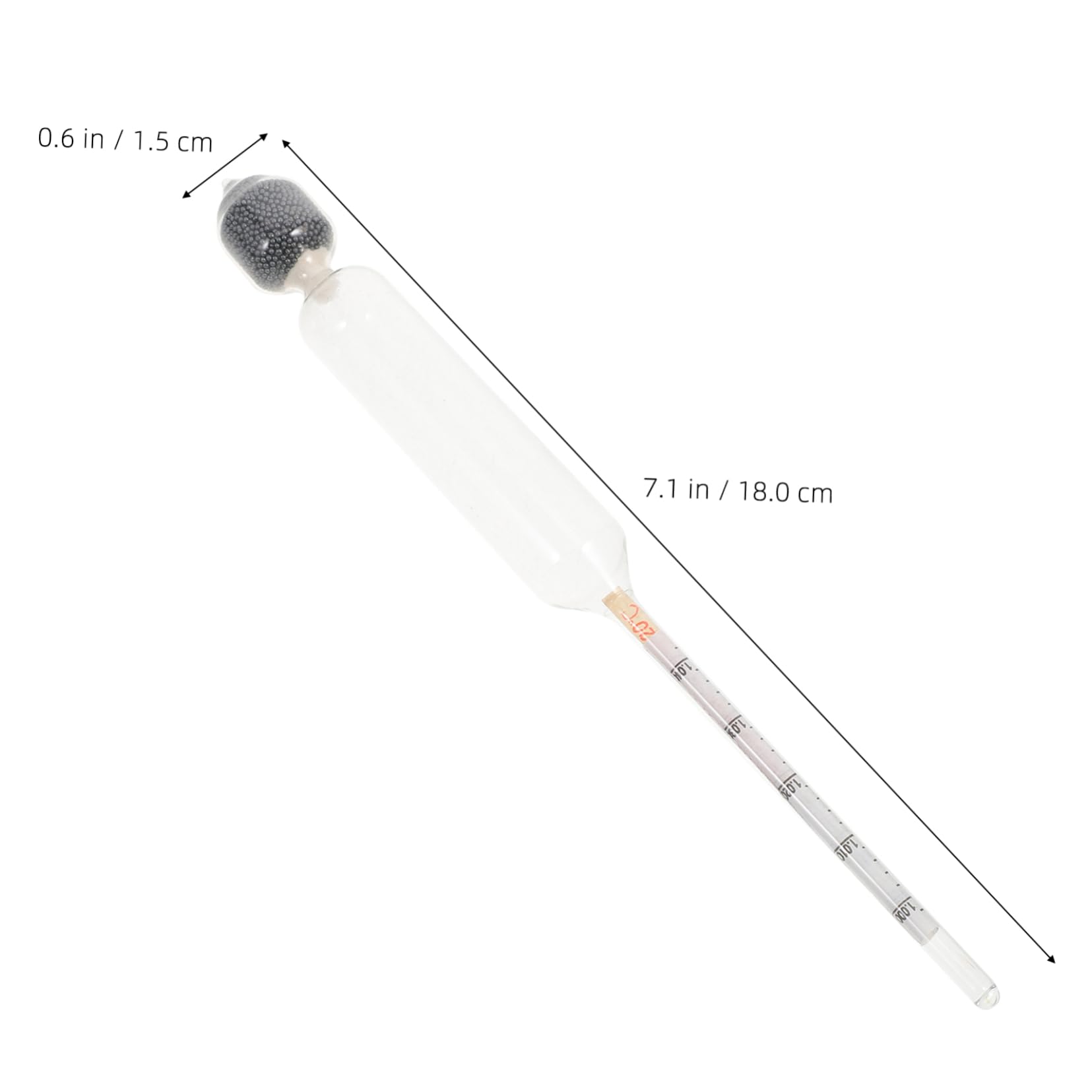 COLLBATH 4pcs Hydrometer Scale Tool Portable Lactometer for Accurate Measurement Design for Home and Outdoor Use Convenient Lactate Testing Hydrometer