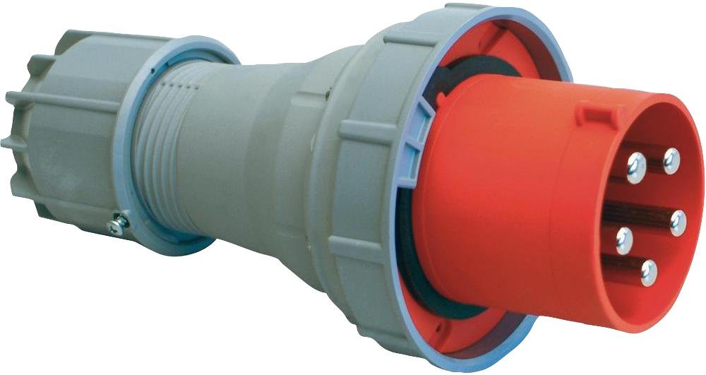 Spina 63A 5P IP67 400V, Spine e prese di rete industriali, Connettori elettrici, Qtà.1 | 035-6