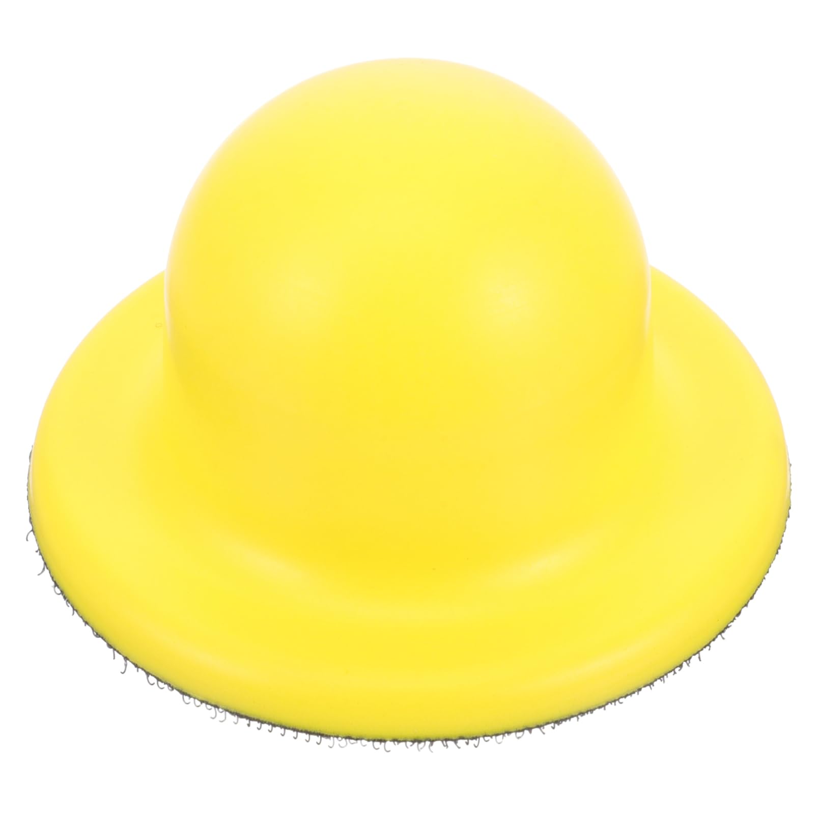 DOITOOL 4 Stück Manuelle Rundschleifscheibe Sandmasse Schleifklotz aus Kork Werkzeug Sandkasten Film Zubehör handpolitur handschleifblock Handschleifklotz manueller Schleifklotz Pu Yellow