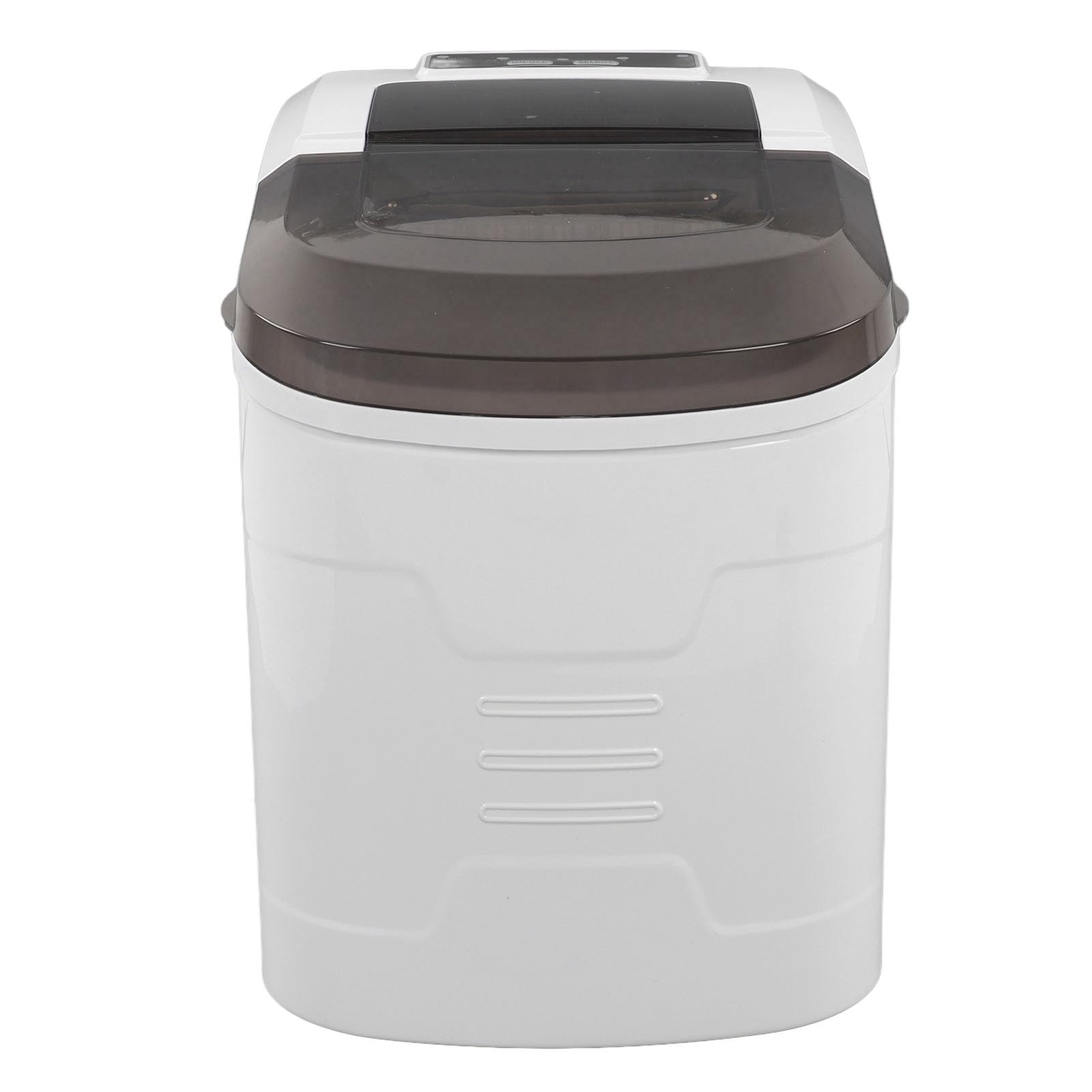 Máquina para Hacer Hielo 112W Encimera Máquina para Hacer Hielo ABS Blanco Silencioso Portátil para Cocina Oficina Fiesta