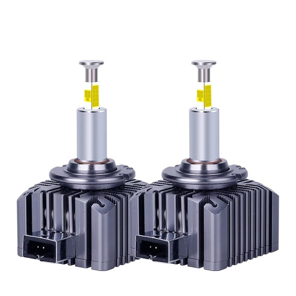 D1S D3S phare LED 360 LED HID D2S D4S Canbus D1R D2R D3R D4R 1500W ampoule xénon Turbo lampes de voiture moto lumière Plug And Play(2 pieces,30PC CSP CHIPS_D1S)