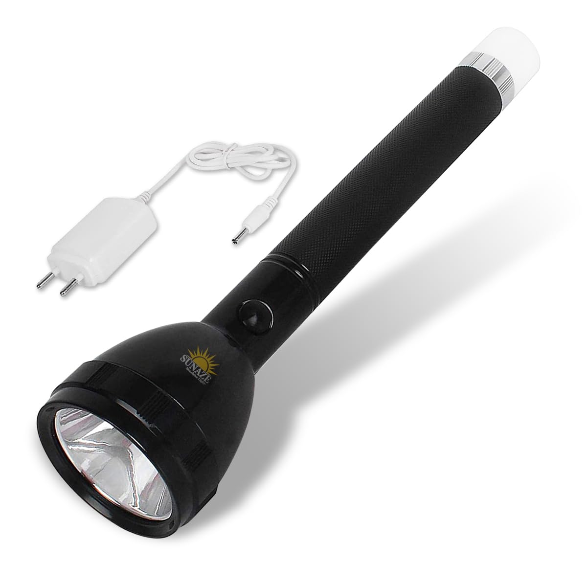 Sunaze Rechargeable Emergency Led Torch Light/Flashlight with Lithium Battery 2 in 1 Torch with Back Light Lamp (B0CGKQXMN3) Amazon Price History, Amazon Price Tracker