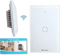Interruptor Inteligente WiFi, Smart Sem Fio Multifuncional 1 botão (MB301 com neutro) Compatível Com Alexa Google