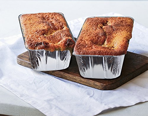 [20 Pack - 3lb Loaf Size ] Propack Disposable Aluminum Foil Meal Prep Cookware Loaf Pans 10.5"x5"x2.5", Oven, Toaster, Grill, Cooking, Roasting, Broiling, Baking, Event, Take Out, Restaurant - Thumbnail 5