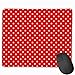 Produktbild Red with White Polka dots Gaming Mouse Pad Mousepad Non-Slip Rubber Mouse Mat Rectangle Mouse Pads for Desk Laptop Office Work