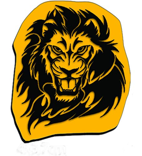 Pierre Tatouage Temporaire Ephémère Magic Tattoo LION 4cm x 3,7 -cm (pierre seule sans kit encreur recharge 20 ml+encreur disponible sur amazon magic tattoo)