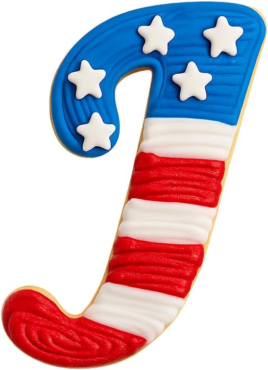 Mighty Gadget Fancy Cursive Letter A to Z Cookie Cutter - 4" Tall Alphabet Baking Mold (Random Color) (J) image 3