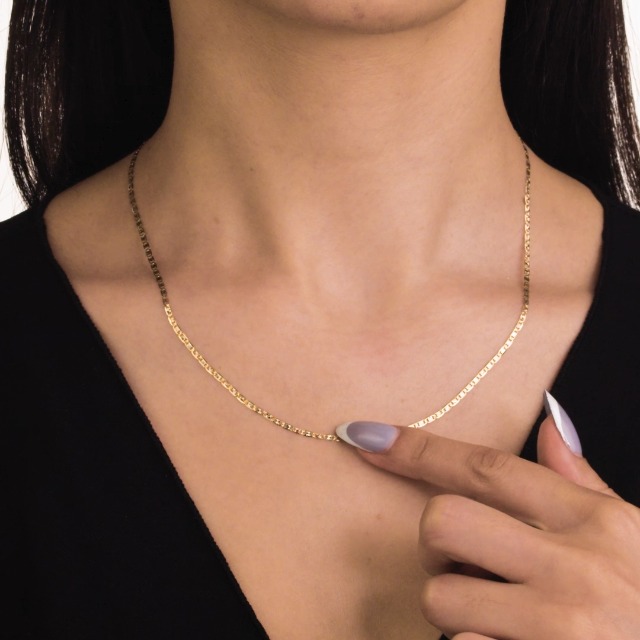 VAINON Cable Chain Necklace シルバー925 48cm | SEGHERIAPIANIROBERTO.IT