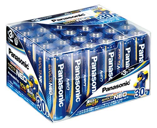 パナソニック アルカリ乾電池単3形 30本パックPanasonic EVOLTA NEO LR6NJ/30SH商品画像