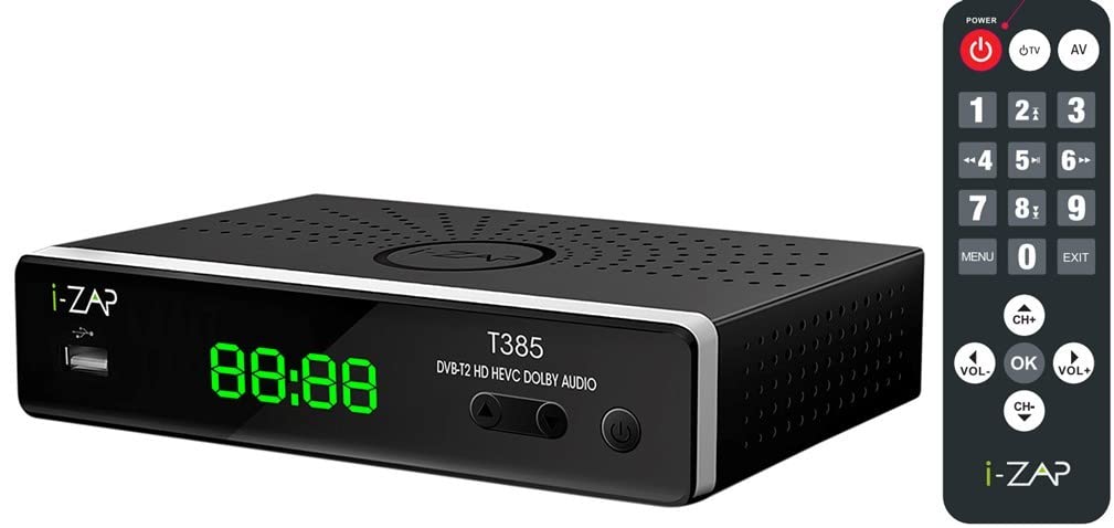 Decoder T385 Play DVBT2 HEVC 10 bitów HD/USB