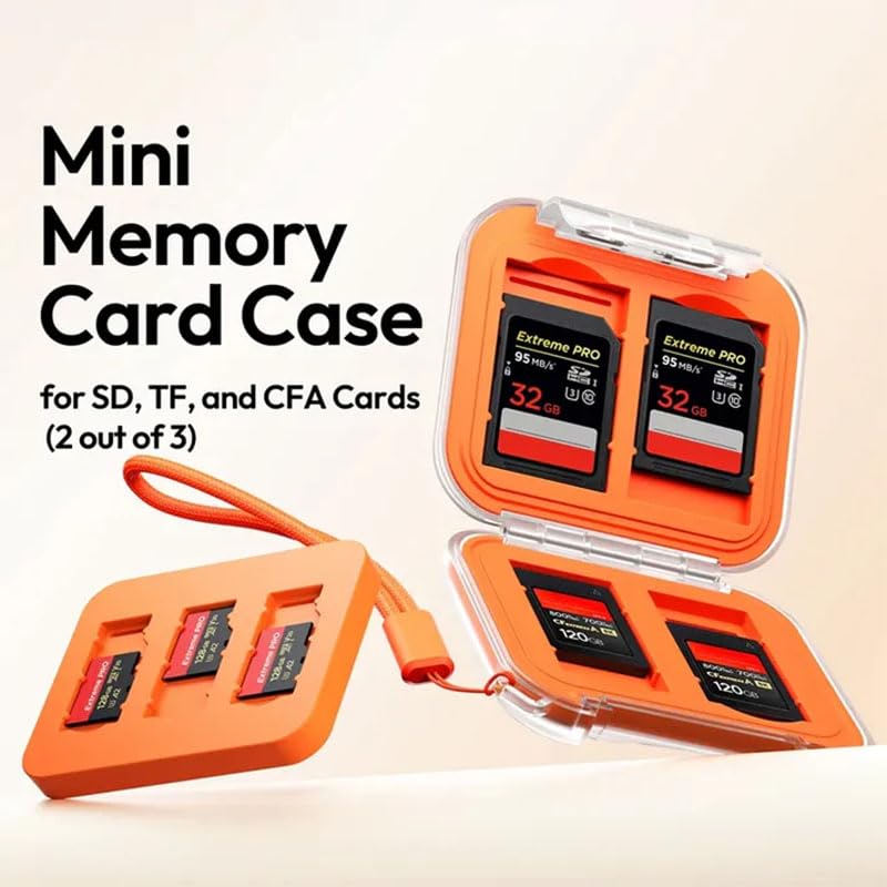 Image of Ulanzi CC01 Mini Memory Card Case (C055) - Ultra-Compact, Splashproof, Dustproof, Impact-Resistant Storage with Smart Labels for Quick Card Access