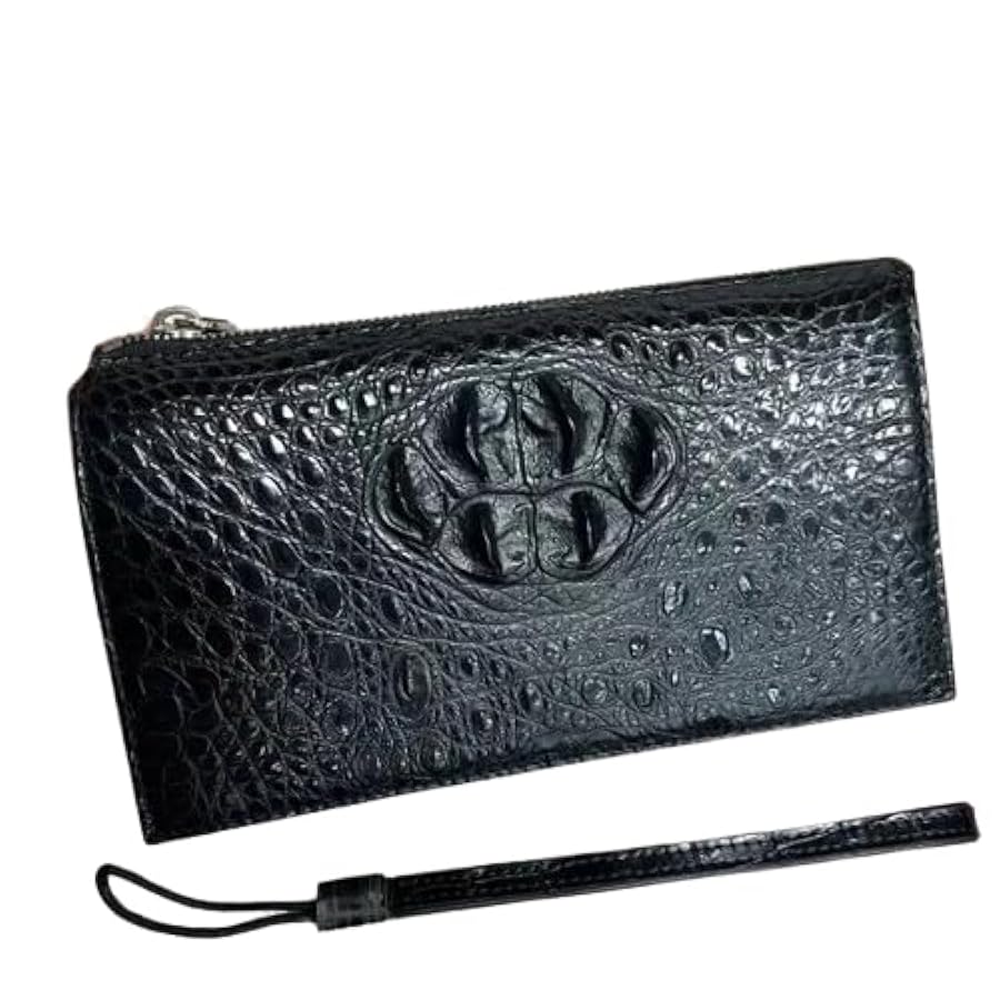 Amazon.com: Authentic Exotic Crocodile Skin Men's Small ZIP